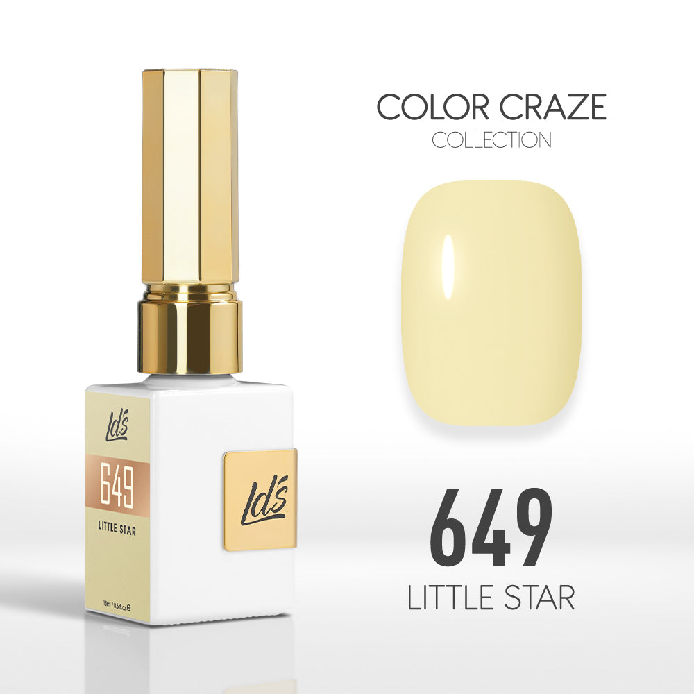  LDS Color Craze Gel Nail Polish - 649 Little Star - 0.5oz by LDS COLOR CRAZE sold by DTK Nail Supply