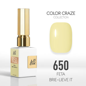  LDS Color Craze Gel Nail Polish - 650 Feta Brie-Lieve It - 0.5oz by LDS COLOR CRAZE sold by DTK Nail Supply