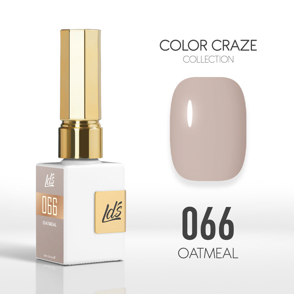  LDS Color Craze Gel Nail Polish - 066 Oatmeal - 0.5oz by LDS COLOR CRAZE sold by DTK Nail Supply