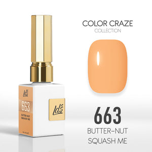  LDS Color Craze Gel Nail Polish - 663 Butter-nut Squash Me - 0.5oz by LDS COLOR CRAZE sold by DTK Nail Supply