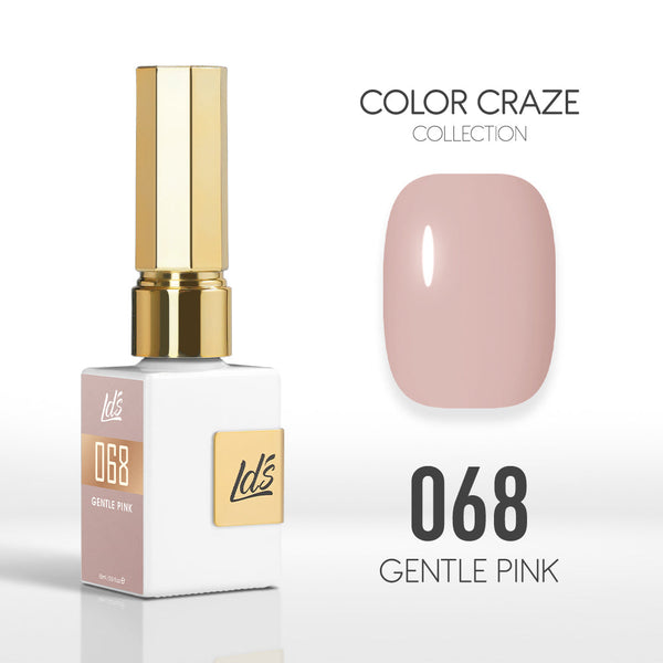  LDS Color Craze Gel Nail Polish - 068 Gentle Pink - 0.5oz by LDS COLOR CRAZE sold by DTK Nail Supply