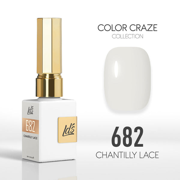  LDS Color Craze Gel Nail Polish - 682 Chantilly Lace - 0.5oz by LDS COLOR CRAZE sold by DTK Nail Supply