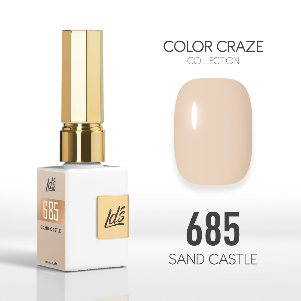  LDS Color Craze Gel Nail Polish - 685 Sand Castle - 0.5oz by LDS COLOR CRAZE sold by DTK Nail Supply