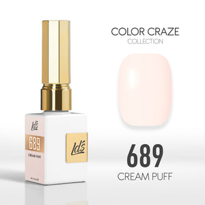  LDS Color Craze Gel Nail Polish - 689 Cream Puff - 0.5oz by LDS COLOR CRAZE sold by DTK Nail Supply