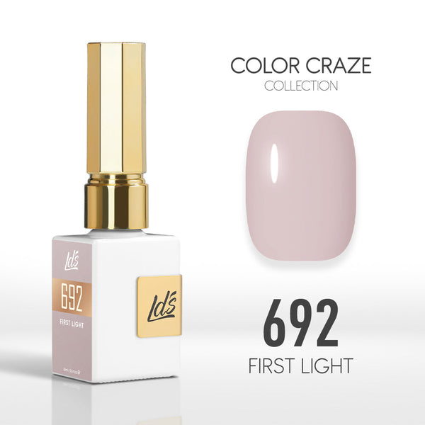  LDS Color Craze Gel Nail Polish - 692 First Light - 0.5oz by LDS COLOR CRAZE sold by DTK Nail Supply