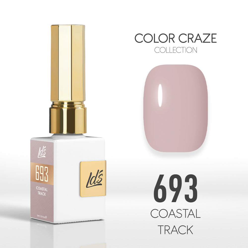  LDS Color Craze Gel Nail Polish - 693 Coastal Track - 0.5oz by LDS COLOR CRAZE sold by DTK Nail Supply