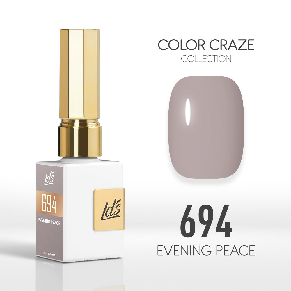  LDS Color Craze Gel Nail Polish - 694 Evening Peace - 0.5oz by LDS COLOR CRAZE sold by DTK Nail Supply