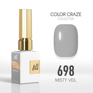  LDS Color Craze Gel Nail Polish - 698 Misty Veil - 0.5oz by LDS COLOR CRAZE sold by DTK Nail Supply