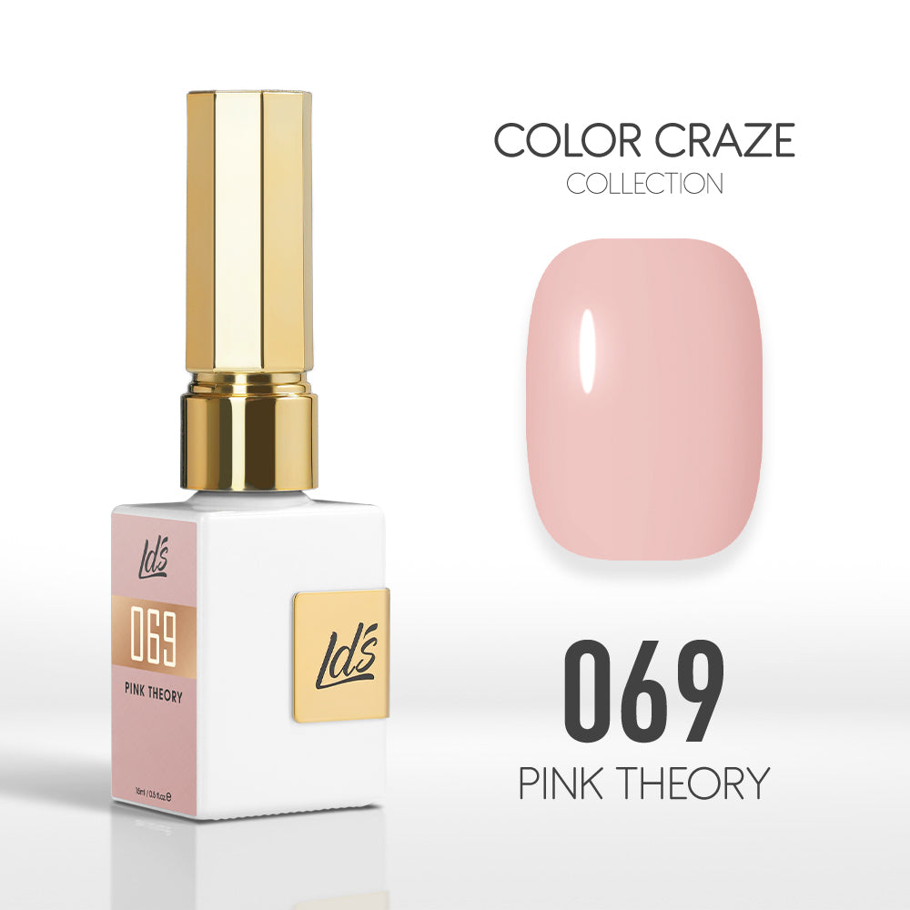  LDS Color Craze Gel Nail Polish - 069 Pink Theory - 0.5oz by LDS COLOR CRAZE sold by DTK Nail Supply