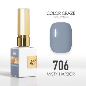  LDS Color Craze Gel Nail Polish - 706 Misty Harbor - 0.5oz by LDS COLOR CRAZE sold by DTK Nail Supply