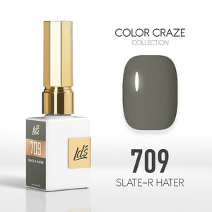  LDS Color Craze Gel Nail Polish - 709 Slate-r Hater - 0.5oz by LDS COLOR CRAZE sold by DTK Nail Supply