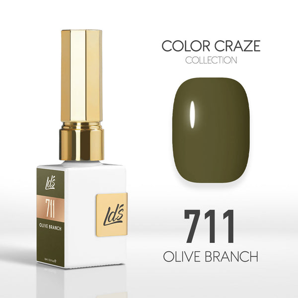  LDS Color Craze Gel Nail Polish - 711 Olive Branch - 0.5oz by LDS COLOR CRAZE sold by DTK Nail Supply