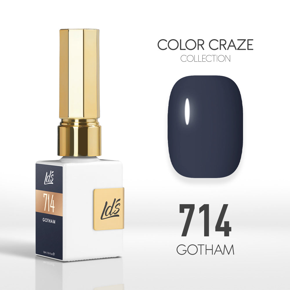  LDS Color Craze Gel Nail Polish - 714 Gotham - 0.5oz by LDS COLOR CRAZE sold by DTK Nail Supply