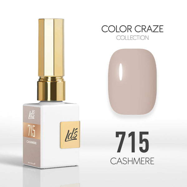  LDS Color Craze Gel Nail Polish - 715 Cashmere - 0.5oz by LDS COLOR CRAZE sold by DTK Nail Supply