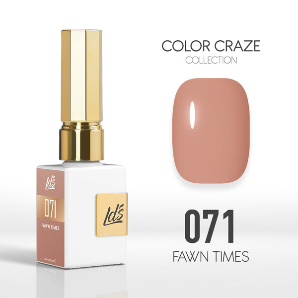  LDS Color Craze Gel Nail Polish - 071 Fawn Times - 0.5oz by LDS COLOR CRAZE sold by DTK Nail Supply