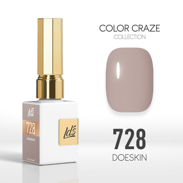  LDS Color Craze Gel Nail Polish - 728 Doeskin - 0.5oz by LDS COLOR CRAZE sold by DTK Nail Supply