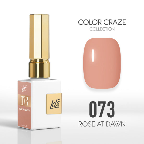  LDS Color Craze Gel Nail Polish - 073 Rose at Dawn - 0.5oz by LDS COLOR CRAZE sold by DTK Nail Supply