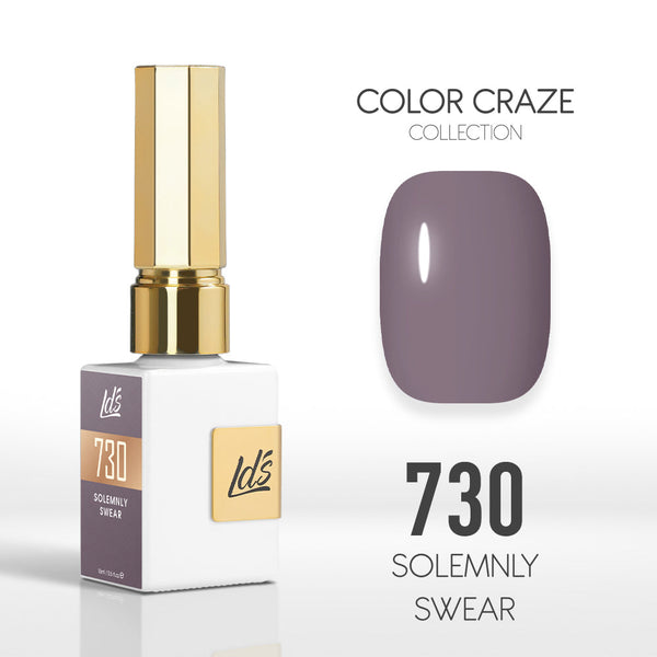  LDS Color Craze Gel Nail Polish - 730 Solemnly Swear - 0.5oz by LDS COLOR CRAZE sold by DTK Nail Supply