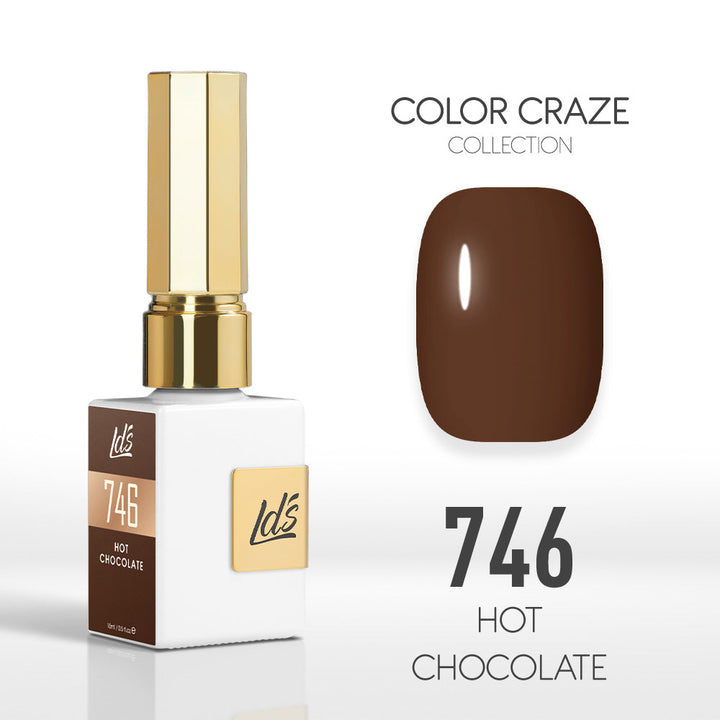 LDS Color Craze Collection - 746 Hot Chocolate - Gel Polish 0.5oz