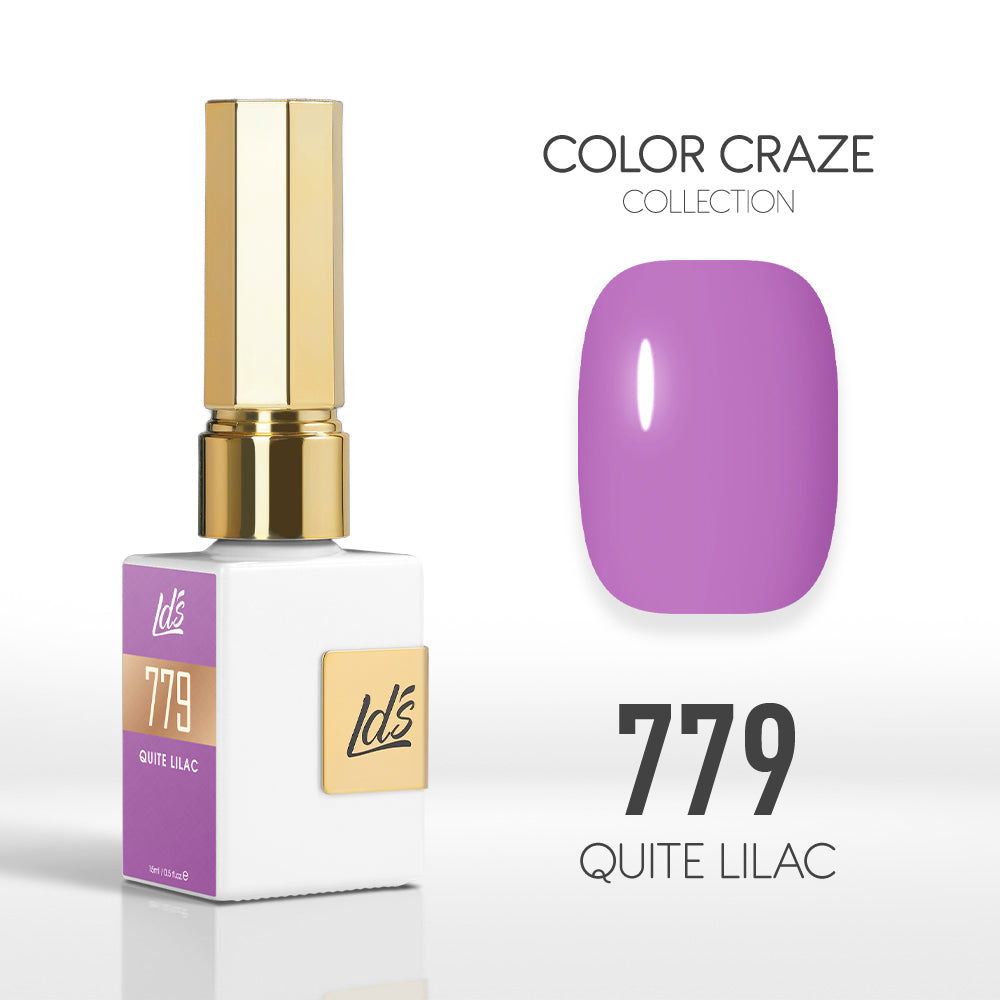  LDS Color Craze Gel Nail Polish - 779 Quite Lilac - 0.5oz by LDS COLOR CRAZE sold by DTK Nail Supply