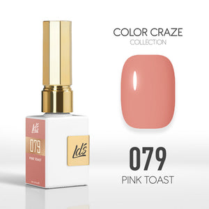  LDS Color Craze Gel Nail Polish - 079 Pink Toast - 0.5oz by LDS COLOR CRAZE sold by DTK Nail Supply