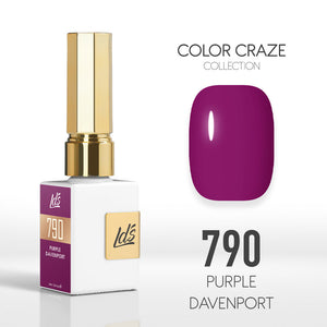  LDS Color Craze Gel Nail Polish - 790 Purple Davenport - 0.5oz by LDS COLOR CRAZE sold by DTK Nail Supply