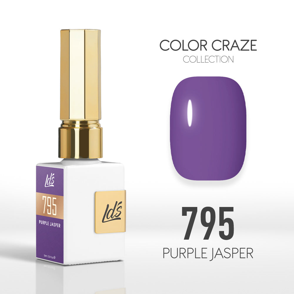  LDS Color Craze Gel Nail Polish - 795 Purple Jasper - 0.5oz by LDS COLOR CRAZE sold by DTK Nail Supply