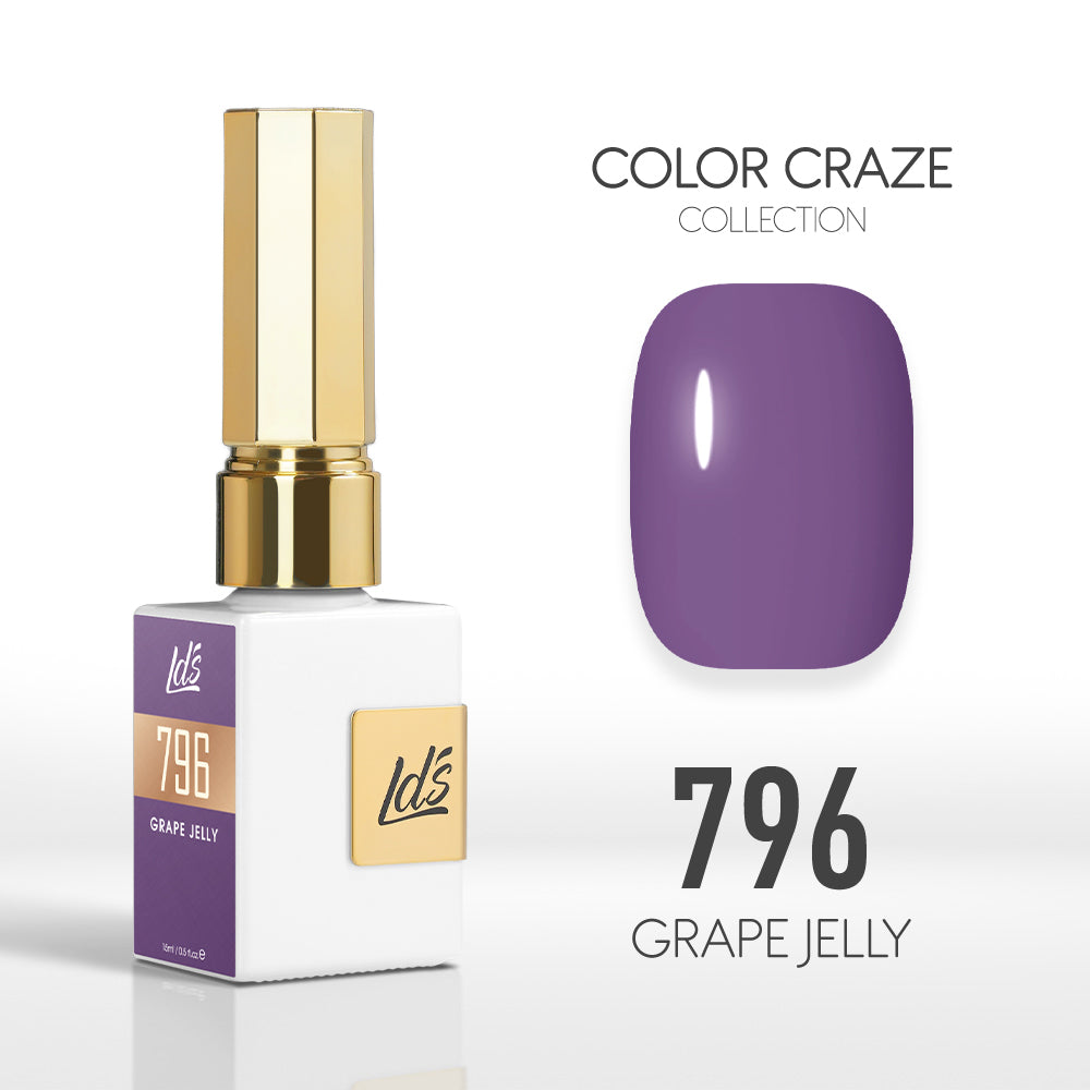 LDS Color Craze Collection - 796 Grape Jelly - Gel Polish 0.5oz