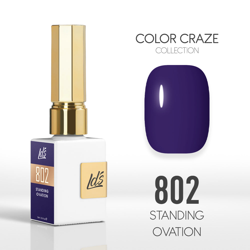  LDS Color Craze Gel Nail Polish - 802 Standing Ovation - 0.5oz by LDS COLOR CRAZE sold by DTK Nail Supply