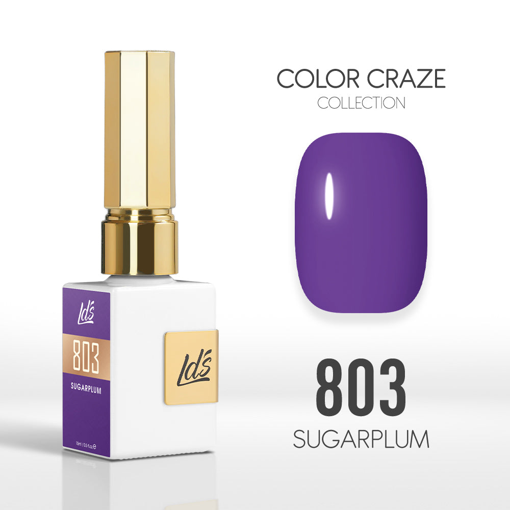  LDS Color Craze Gel Nail Polish - 803 Sugarplum - 0.5oz by LDS COLOR CRAZE sold by DTK Nail Supply