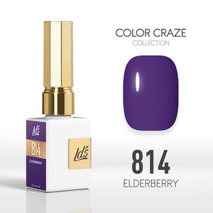  LDS Color Craze Gel Nail Polish - 814 Elderberry - 0.5oz by LDS COLOR CRAZE sold by DTK Nail Supply