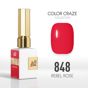  LDS Color Craze Gel Nail Polish - 848 Rebel Rose - 0.5oz by LDS COLOR CRAZE sold by DTK Nail Supply