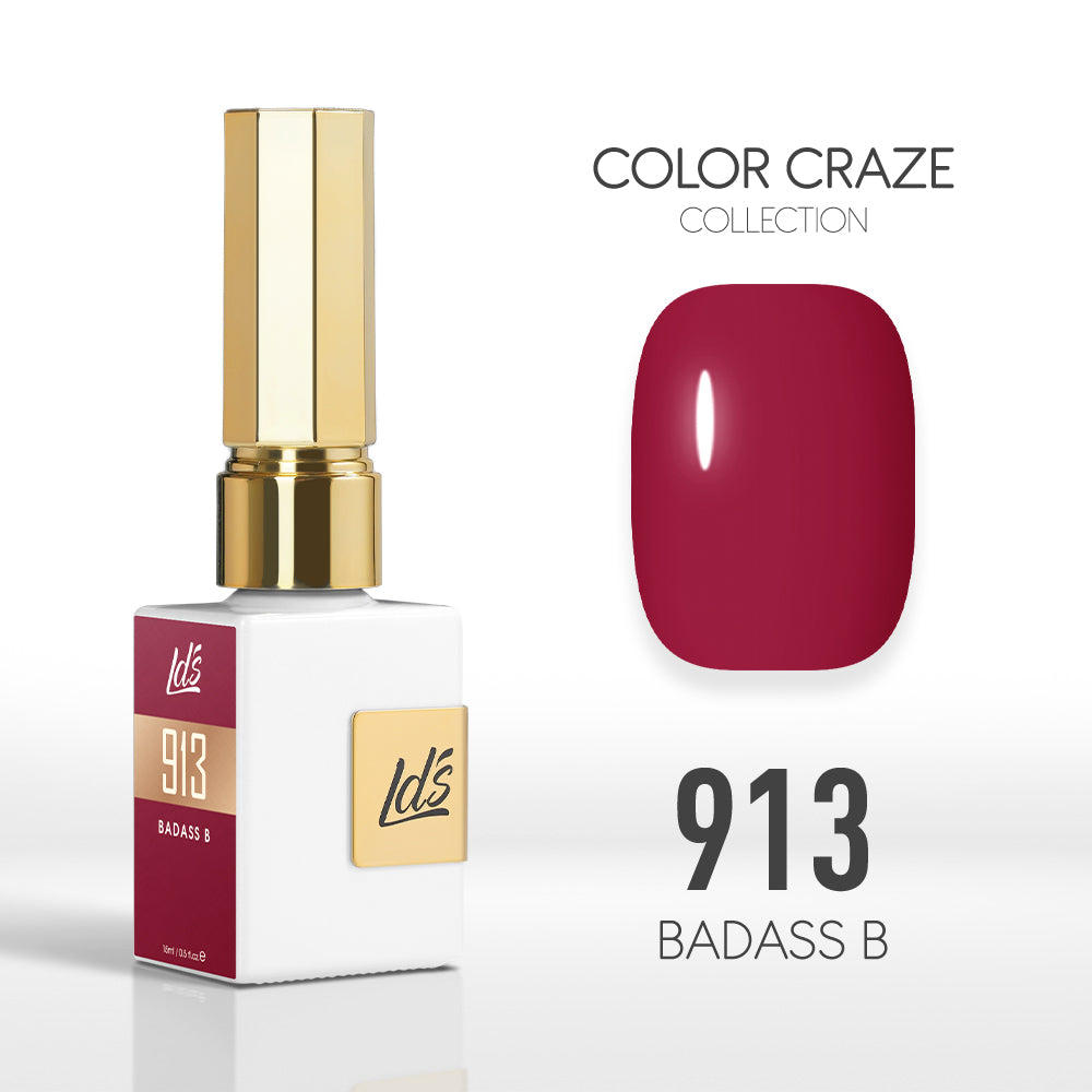  LDS Color Craze Gel Nail Polish - 913 Badass B - 0.5oz by LDS COLOR CRAZE sold by DTK Nail Supply