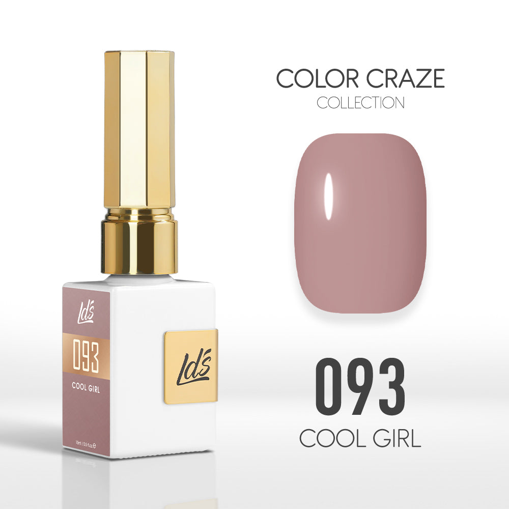  LDS Color Craze Gel Nail Polish - 093 Cool Girl - 0.5oz by LDS COLOR CRAZE sold by DTK Nail Supply