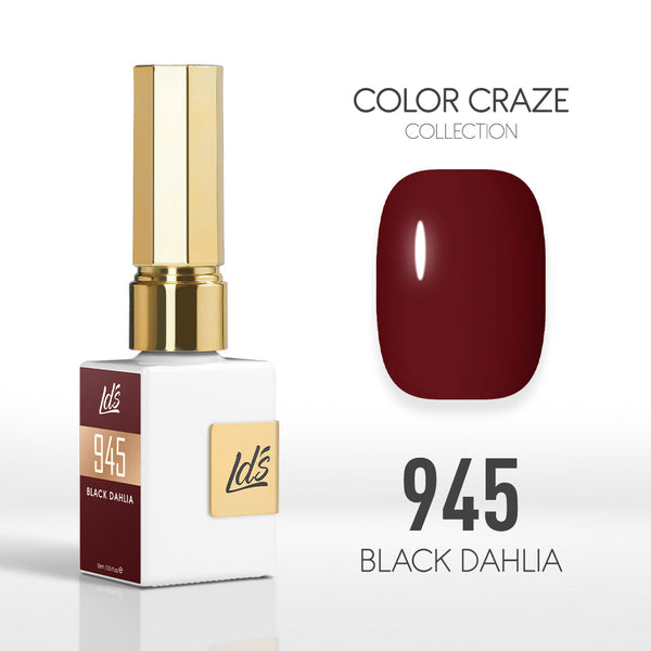  LDS Color Craze Gel Nail Polish - 945 Black Dahlia - 0.5oz by LDS COLOR CRAZE sold by DTK Nail Supply