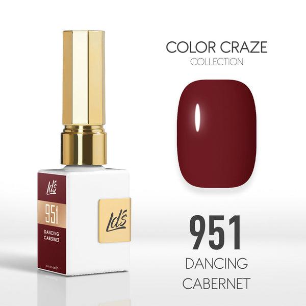  LDS Color Craze Gel Nail Polish - 951 Dancing Cabernet - 0.5oz by LDS COLOR CRAZE sold by DTK Nail Supply