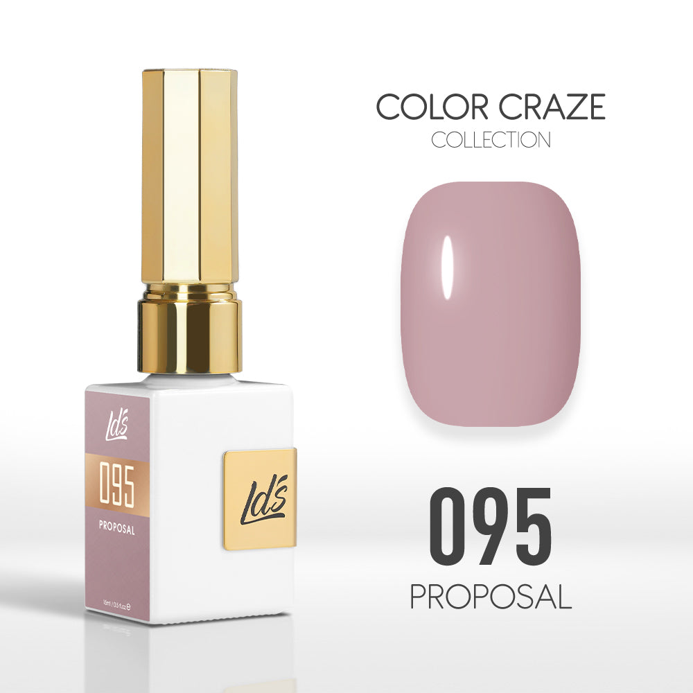  LDS Color Craze Gel Nail Polish - 095 Proposal - 0.5oz by LDS COLOR CRAZE sold by DTK Nail Supply