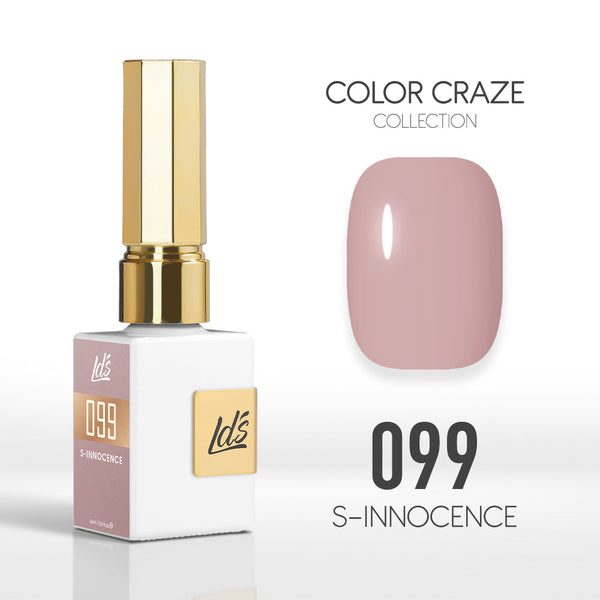  LDS Color Craze Gel Nail Polish - 099 S-Innocence - 0.5oz by LDS COLOR CRAZE sold by DTK Nail Supply