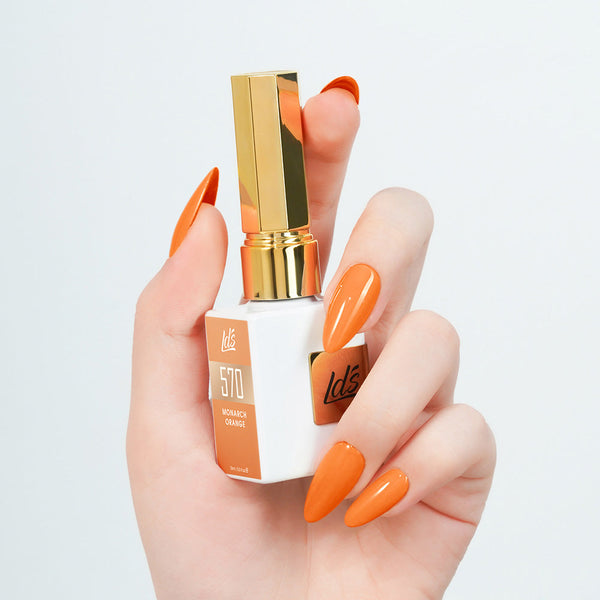  LDS Color Craze Gel Nail Polish - 570 Monarch Orange - 0.5oz by LDS COLOR CRAZE sold by DTK Nail Supply