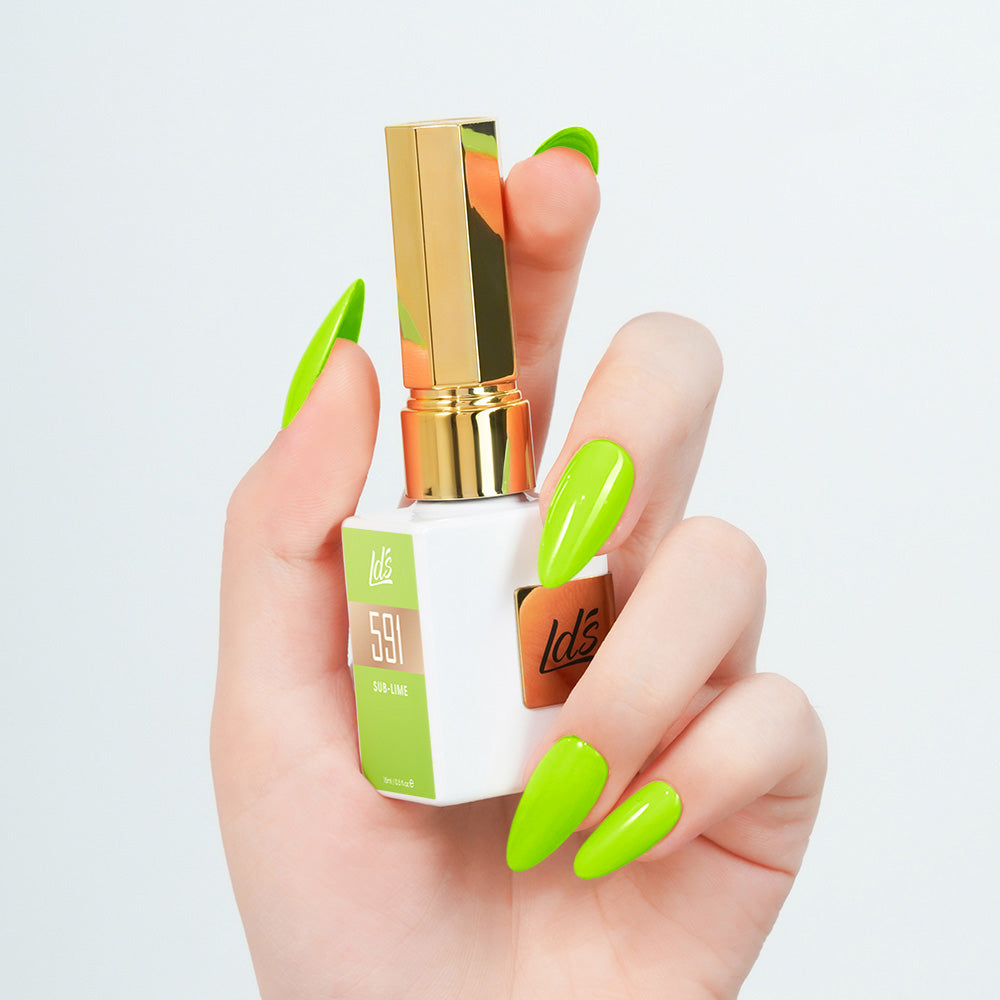  LDS Color Craze Gel Nail Polish - 591 Sub-Lime - 0.5oz by LDS COLOR CRAZE sold by DTK Nail Supply