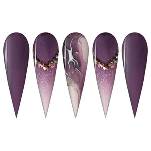 LDS Dipping Powder Nail - 095 Smoked Purple