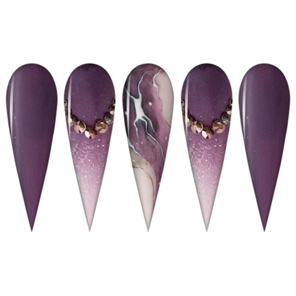 LDS Dipping Powder Nail - 095 Smoked Purple