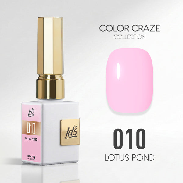 LDS Color Craze Gel Nail Polish - 010 Lotus Pond - 0.5oz