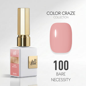 LDS Color Craze Gel Nail Polish - 100 Bare Necessity - 0.5oz