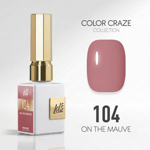 LDS Color Craze Gel Nail Polish - 104 On the Mauve - 0.5oz