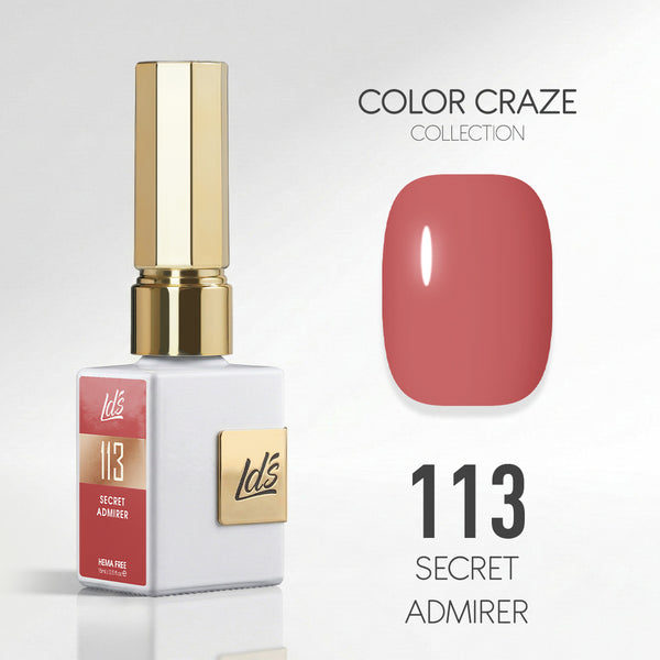 LDS Color Craze Gel Nail Polish - 113 Secret Admirer - 0.5oz