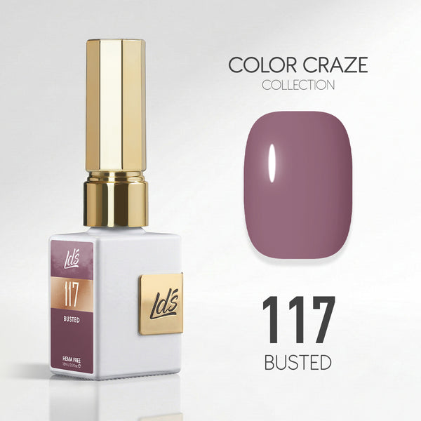 LDS Color Craze Gel Nail Polish - 117 Busted - 0.5oz