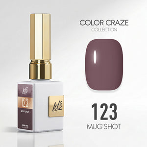 LDS Color Craze Gel Nail Polish - 123 Mug'sHot - 0.5oz