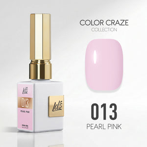 LDS Color Craze Gel Nail Polish - 013 Pearl Pink - 0.5oz