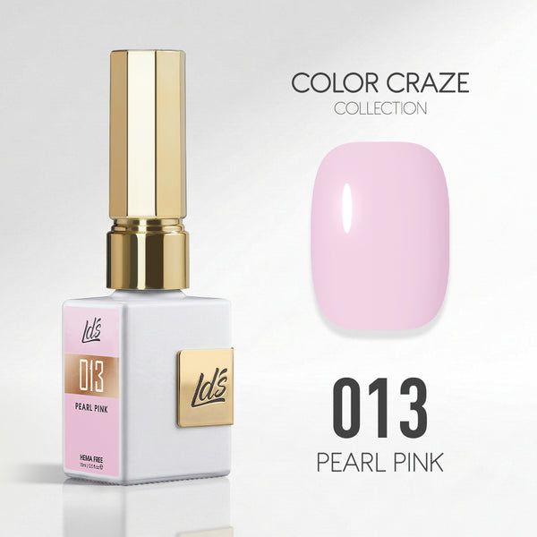 LDS Color Craze Gel Nail Polish - 013 Pearl Pink - 0.5oz